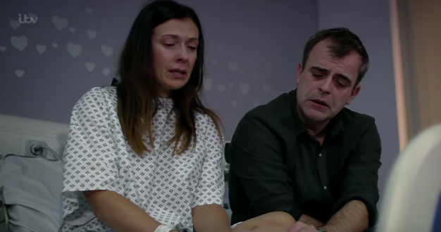 Simon Gregson and Kym Marsh on 'Coronation Street'