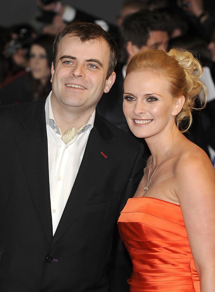 Simon Gregson and his wife Emma. 