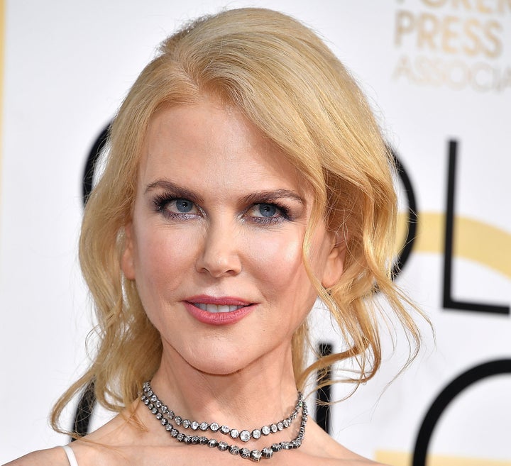 Nicole Kidman arrives at the 74th Annual Golden Globe Awards.