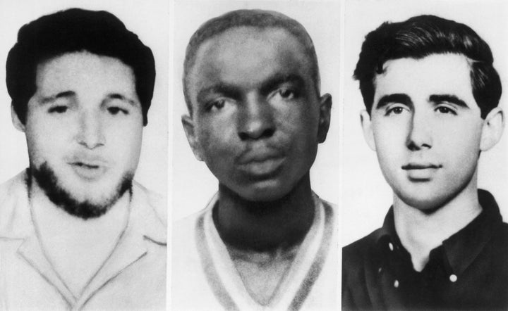 Michael Schwerner, James Chaney and Andrew Goodman.