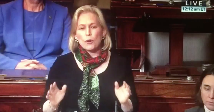 Sen. Kirsten Gillibrand spoke nothing but the truth on the Senate floor early Thursday morning.
