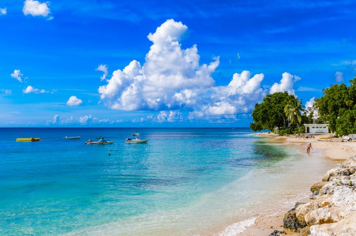 Crystal Clear Water Of Barbados by Flavio Vallenari