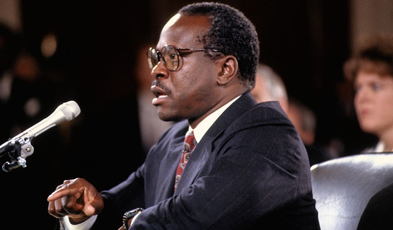 Clarence Thomas was allowed to testify both before and after Anita Hill.