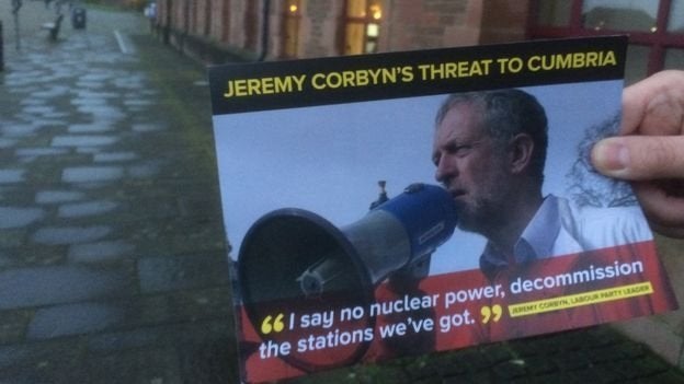 A Tory leaflet in Cumbria