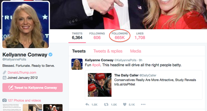 Kellyanne’s Twitter Page Is Also Huge Post-Election