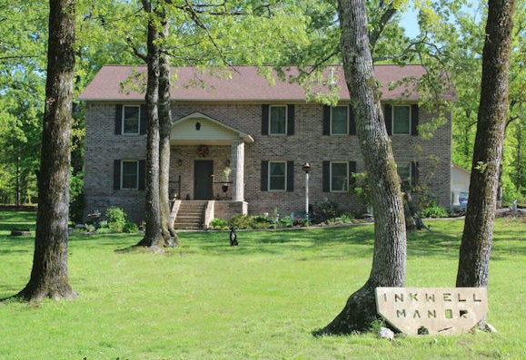 "Inkwell Manor, the Brookins' self-built home.