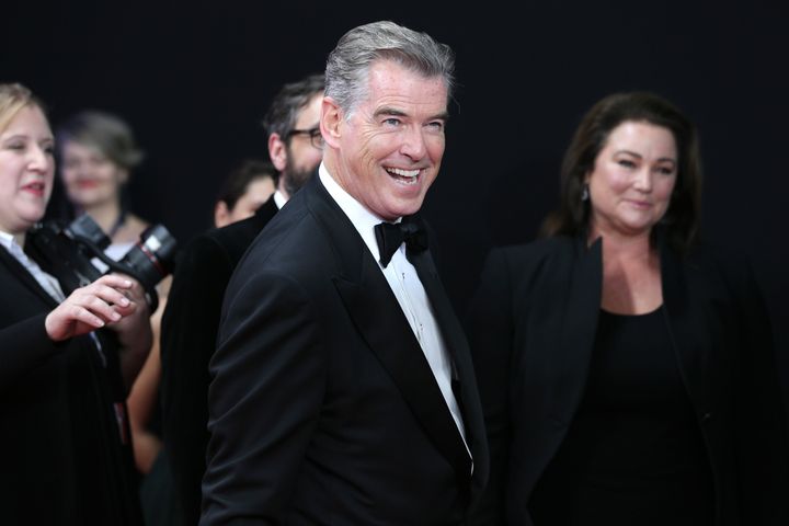 We saw a nicer side of Pierce Brosnan than James Corden did, it appears