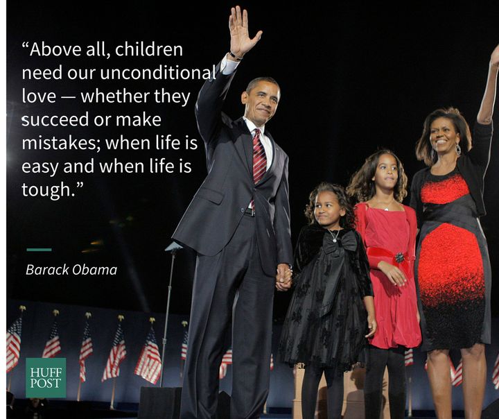 21 Beautiful Parenting Quotes From Barack And Michelle Obama Huffpost Life