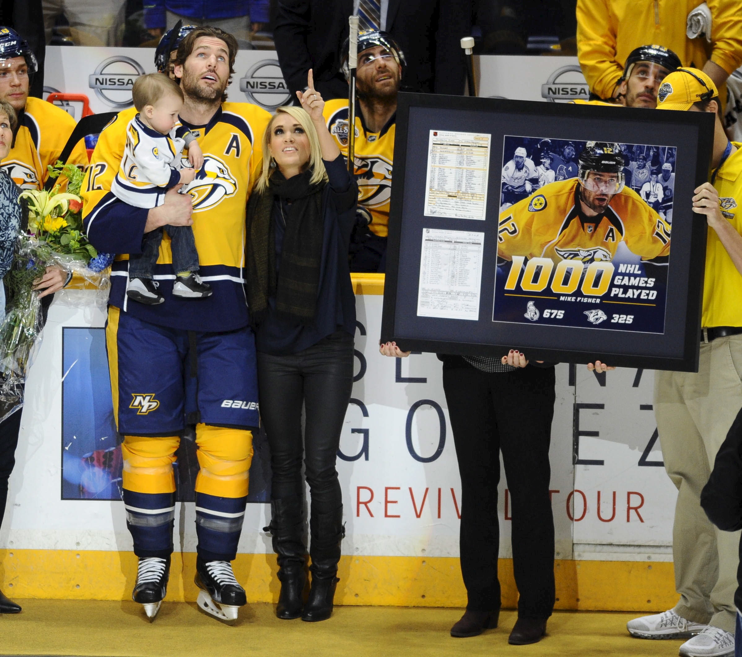 Mike Fisher's iconic jersey