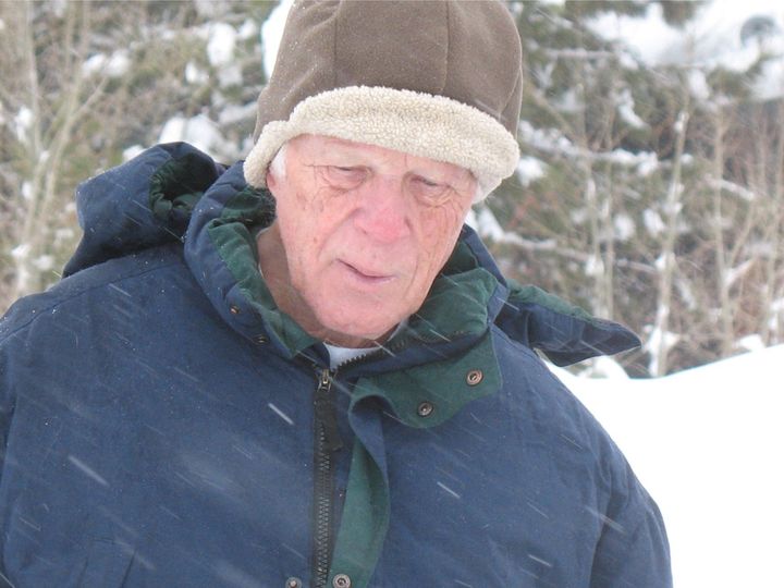 Vic Johnson, the author's husband, is pictured here during a 2014 ski trip. He died on Jan. 4, 2017.