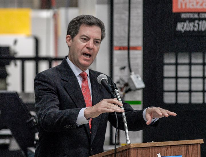 Kansas Gov. Sam Brownback says is second executive order stemmed from federal indictments against two suspected terrorists last week.
