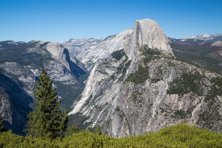 Glacier Point in Yosemite National Park, California.