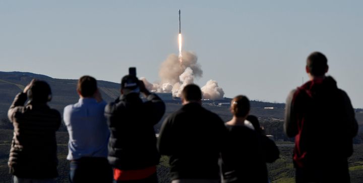 SpaceX Falcon rocket lifts off from Space Launch Complex 4E at Vandenberg Air Force Base, California, U.S., January 14, 2017.