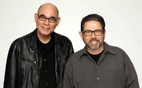 (L to R) Mark Seidenberg, co-executive producer & supervising story editor of “Mickey and the Roadster Racers,” and Rob LaDuca, executive producer of this new Disney Television Animation production.
