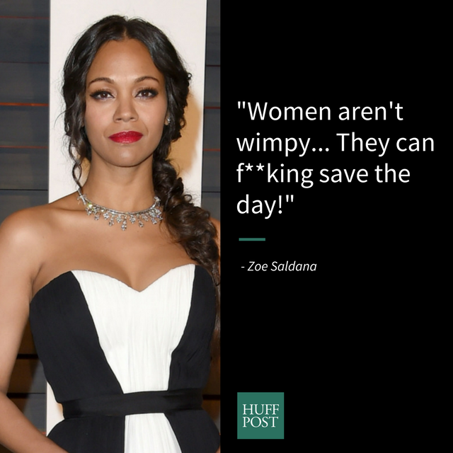 Zoe Saldana On A Woman’s Inherent Strength