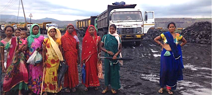 Adivasis affected by mining in Chhattisgarh, India 