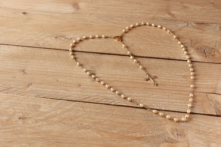 White Rosary