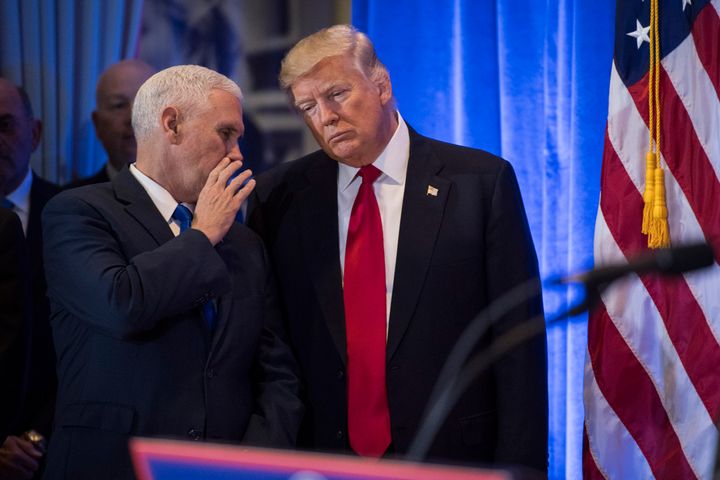 Vice President-elect Mike Pence said Sunday that there was no contact between Donald Trump's associates and Russian operatives in regard to hacking during the 2016 campaign.