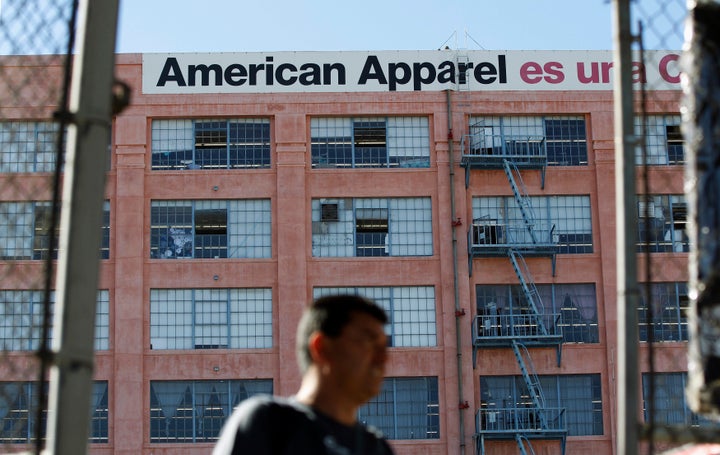 American Apparel's retail stores and its Los Angeles headquarters, pictured, will close following its sale.