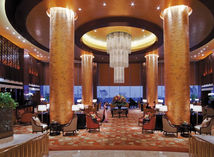 Lobby of Shangri-La hotel, Wenzhou
