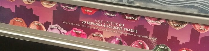 Sephora is selling eyeshadows named Druggie, Junkie, and Speedball.