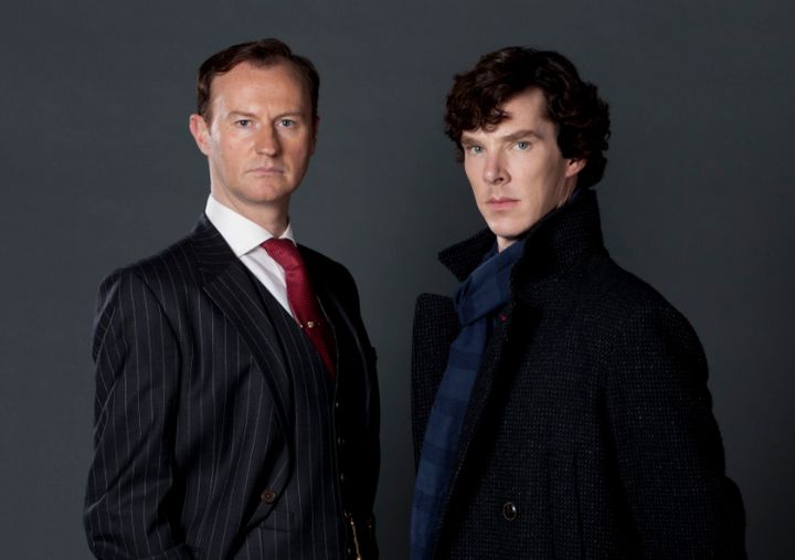Mark Gatiss plays Mycroft in the show, alongside Benedict Cumberbatch as Sherlock