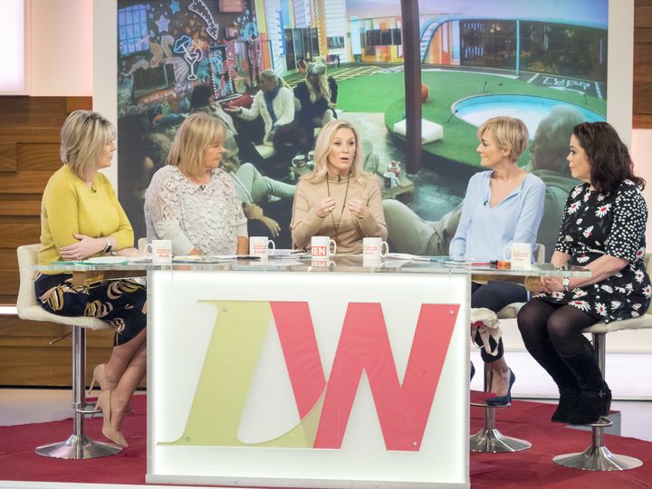 Angie Best appeared on 'Loose Women' 