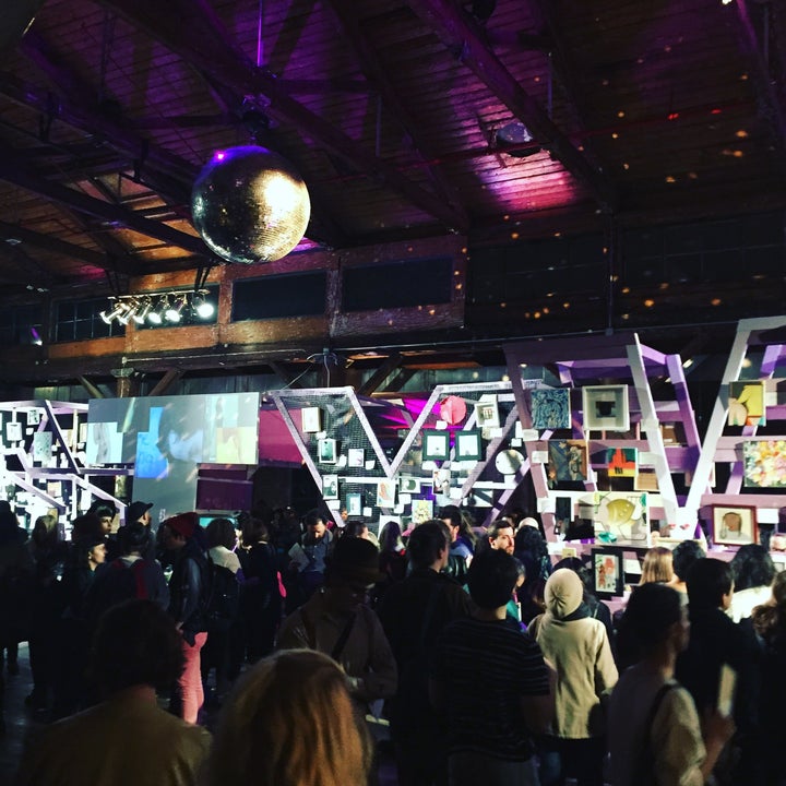 A shot of the "Nasty Women" show at Knockdown Center in Queens.