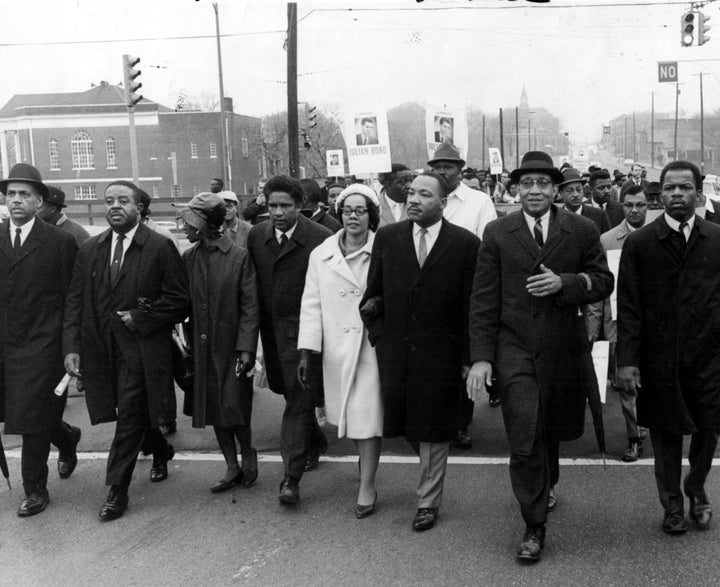 John Lewis is pictured at the far right.