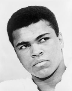 Muhammad Ali, born January 17, 1942
