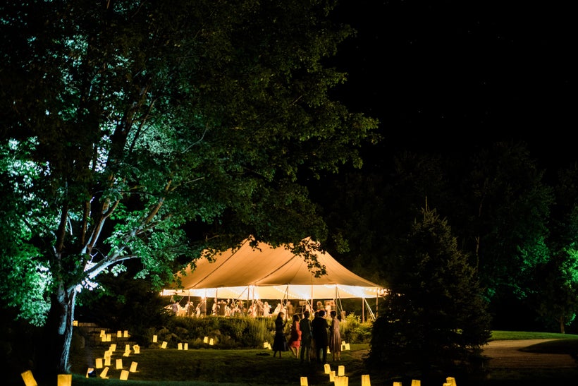 Throughout the evening, various parts of the property were “unveiled” to guests. Photo by Shannen Natasha of The Wedding Art