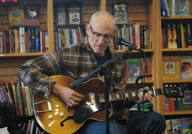 Les Bohem plays from his new folk offering; songs include “Fancy Footwork.”