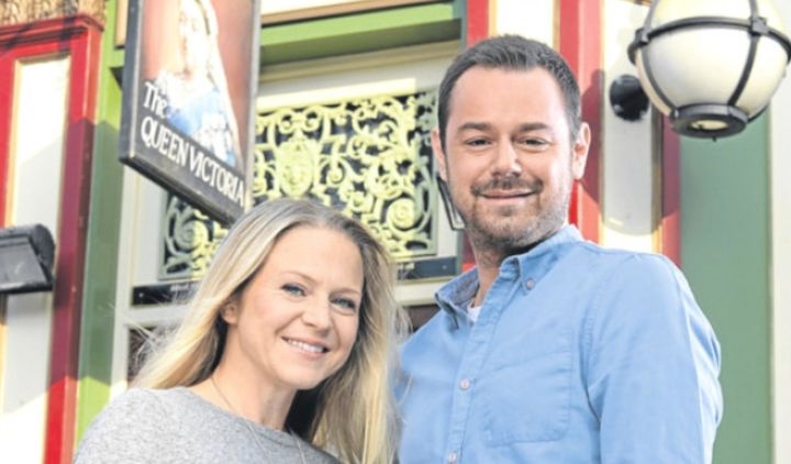 Danny Dyer and his co-star, Kellie Bright