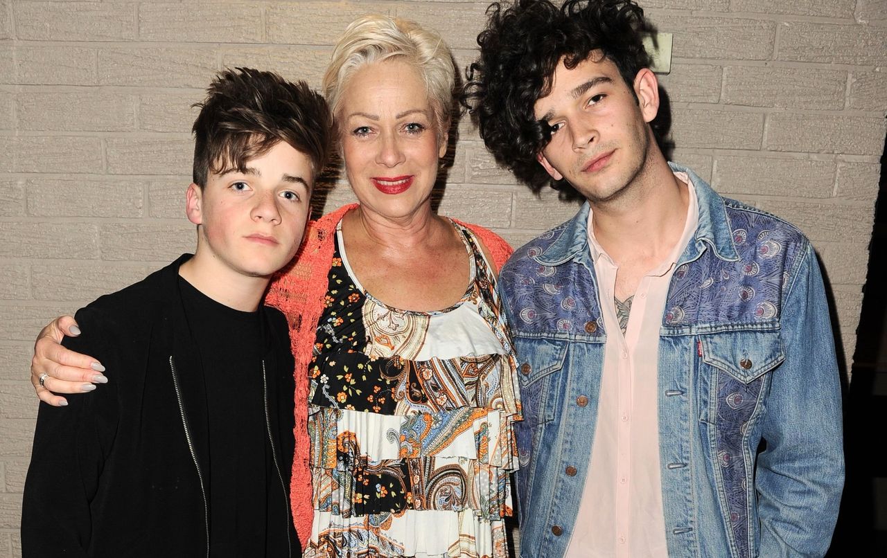 The 1975 frontman Matty Healy (right) wrote the soundtrack to him mum's short film