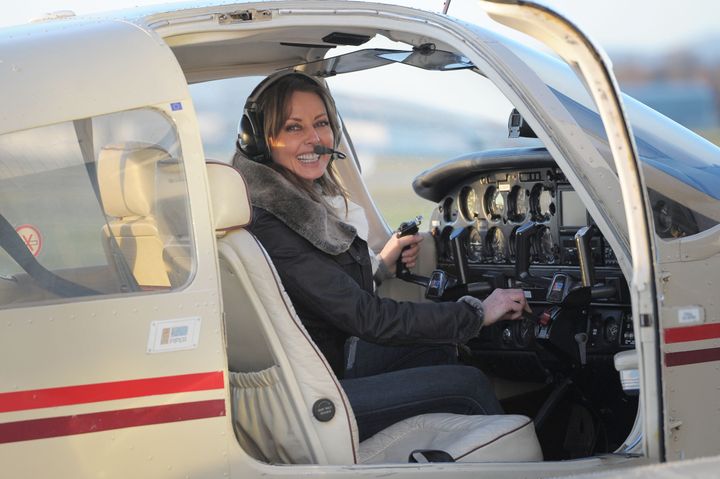 Carol Vorderman will be flying solo across the world