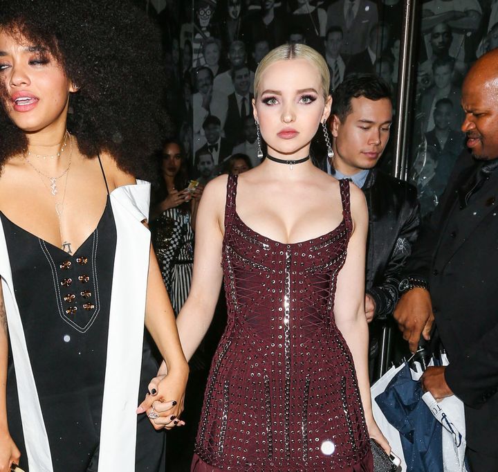 Actresses Kiersey Clemons and Dove Cameron in Los Angeles Jan. 10.