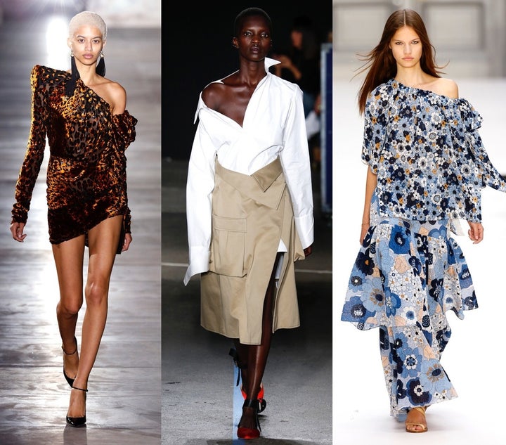 <p>From left: Saint Laurent, Monse, Chloe.</p>