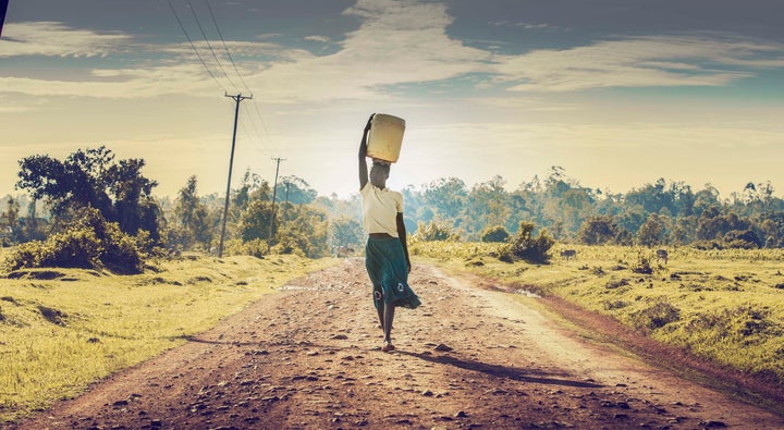 Before her village in Kenya received a water pump, Elizabeth, 24, spent about four hours a day collecting water. She often carried her son on her back and 20 liters of water on her head. "It's taxing, hard labor," she said.