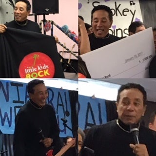 <p>Smokey Robinson at Pio Pico Middle School on Tuesday, January 18, 2017 </p>