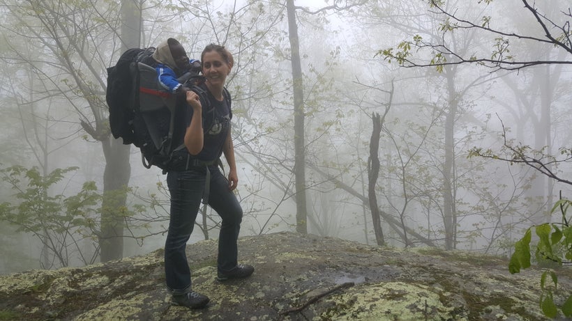 <em>Jackie and her son on a recent hike in Shenandoah National Park</em>