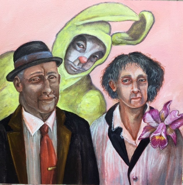<p>Grand Parents from Calabria, Italy by artist, Leonard Greco.</p>
