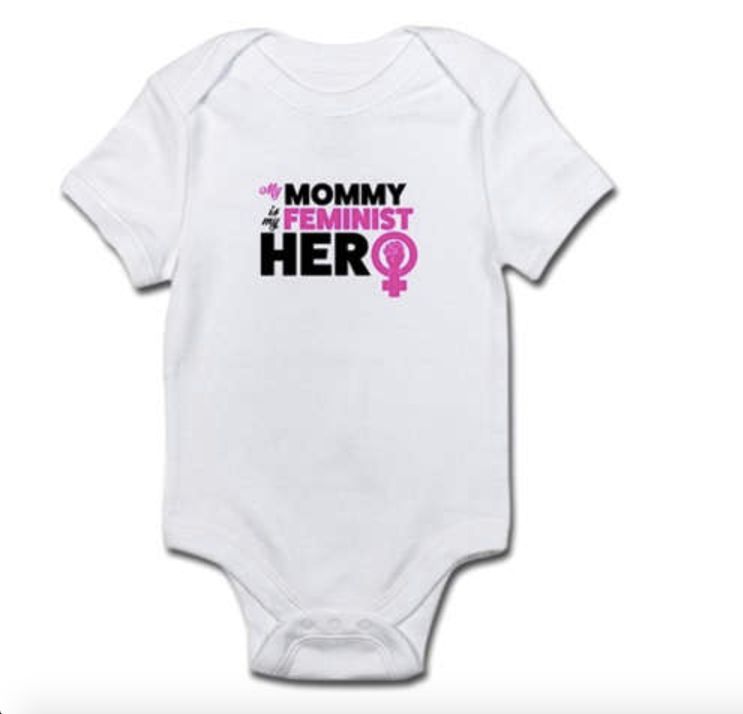 feminist baby onesie