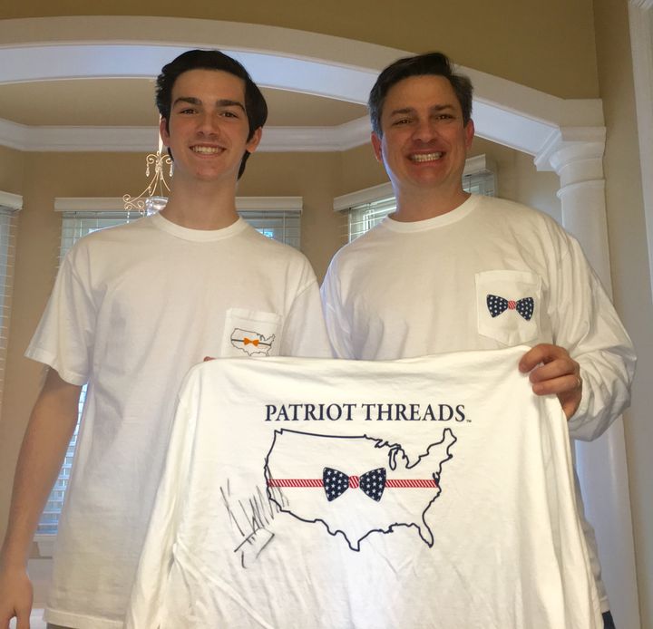 <p>Craig and Brady Fernandes Patriot Threads</p>