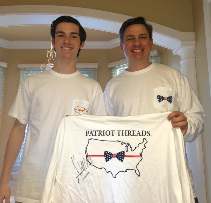 <p>Craig and Brady Fernandes Patriot Threads</p>