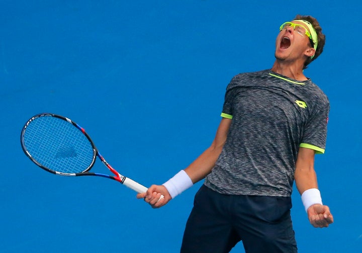 Uzbekistan's Denis Istomin pulled off an Australian Open upset for the ages on Thursday when he sent Novak Djokovic tumbling
