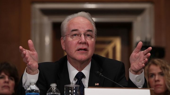 Rep. Tom Price at yesterday’s HELP Committee Hearing