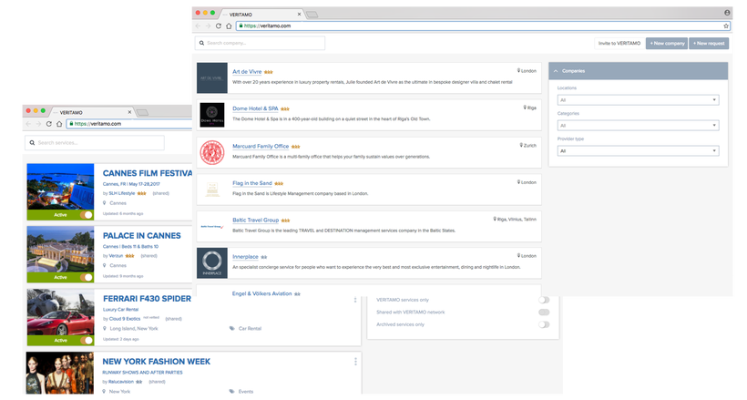 VERITAMO portal