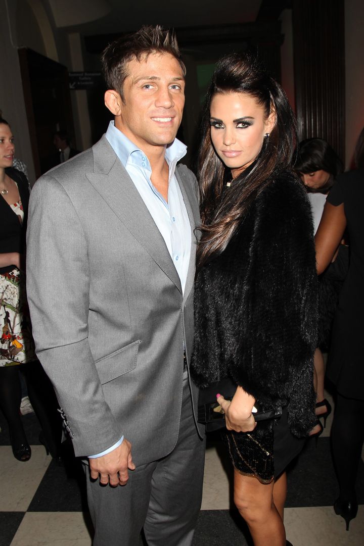 Alex Reid and Katie Price in happier times