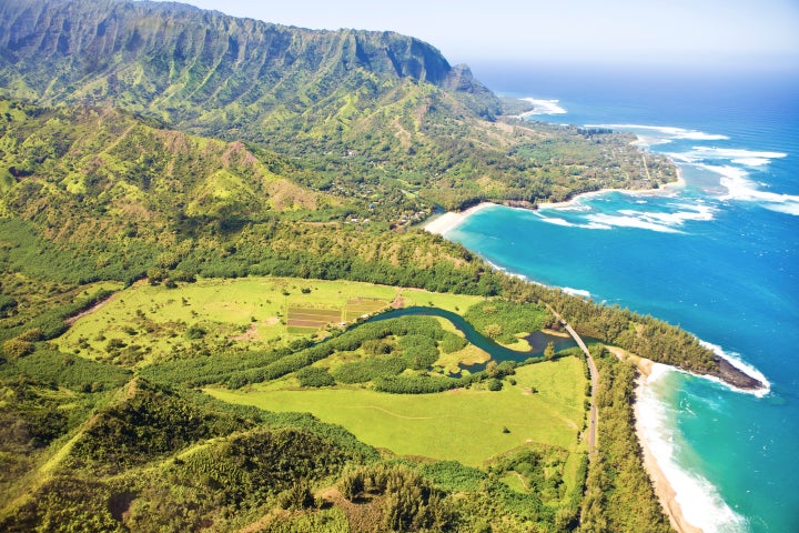 The island of Kauai is known as the Garden Isle because of the thriving nature on its largely undeveloped land.