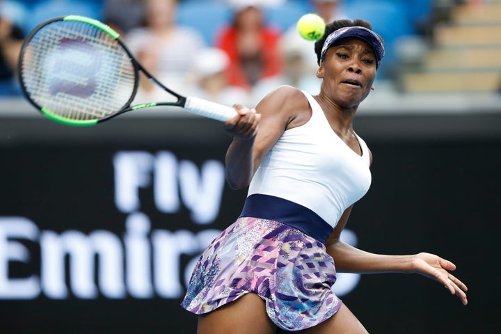 Venus Williams, pictured Friday during her third-round victory at the Australian Open, was the subject of controversial commentary earlier in the tournament.